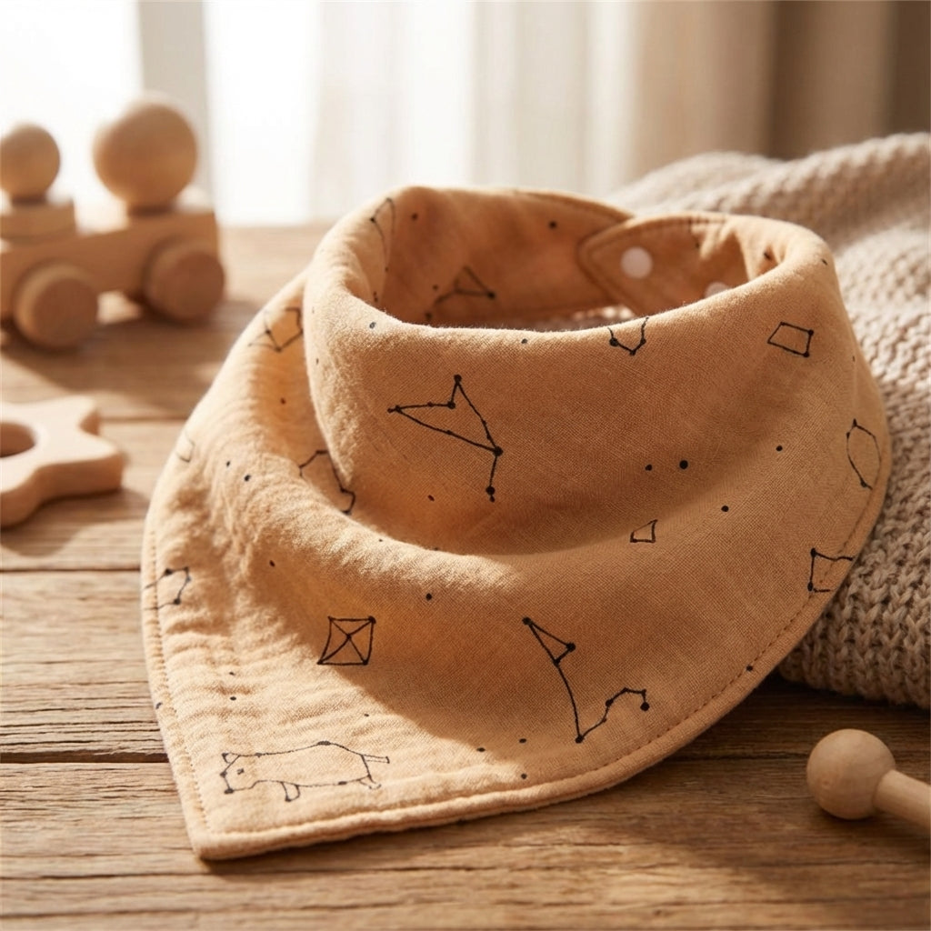Baby Lyra Cotton Feeding Bibs - Soft & Absorbent