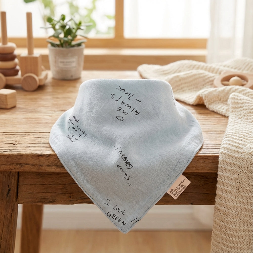 Baby Lyra Cotton Feeding Bibs - Soft & Absorbent