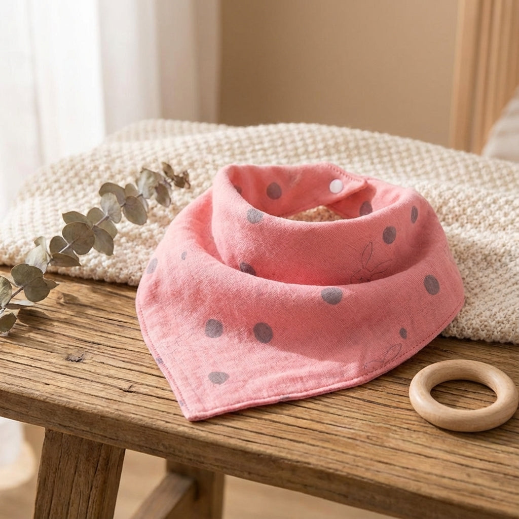 Baby Lyra Cotton Feeding Bibs - Soft & Absorbent