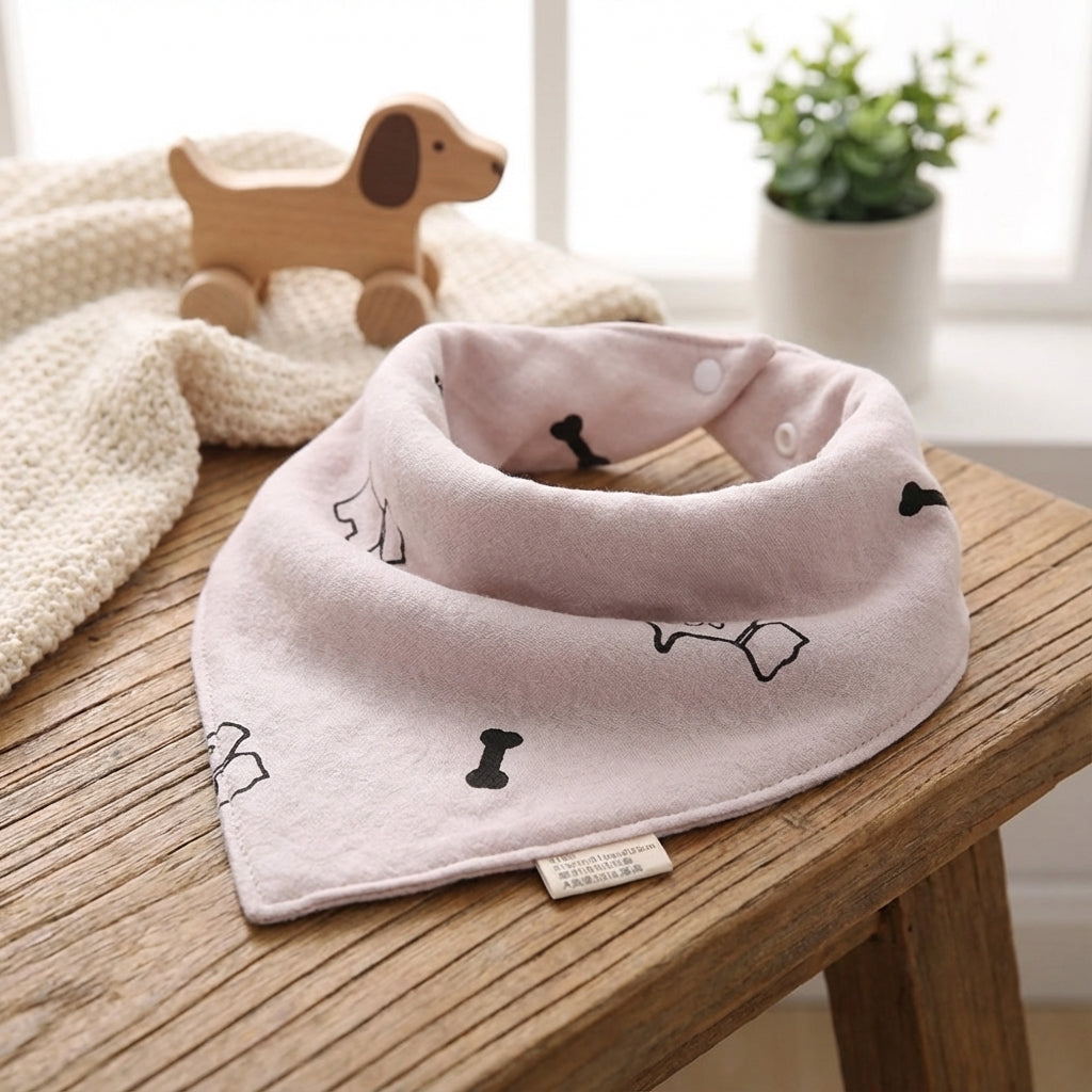 Baby Lyra Cotton Feeding Bibs - Soft & Absorbent