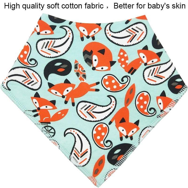 Baby Lyra Cotton Bandana Bibs - Absorbent & Soft Triangle Scarf