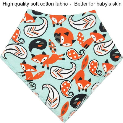 Baby Lyra Cotton Bandana Bibs - Absorbent & Soft Triangle Scarf